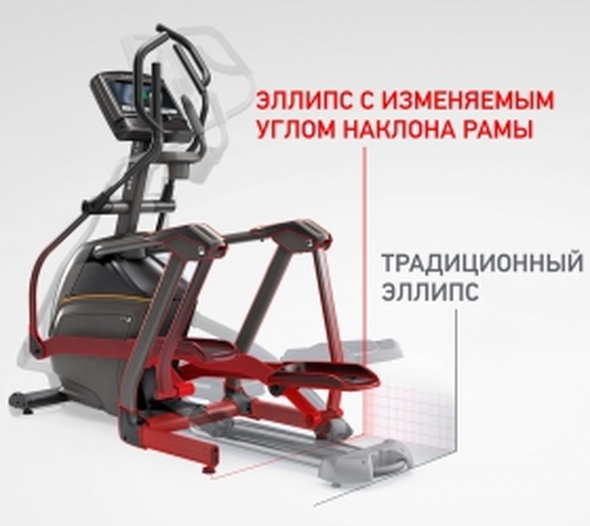 Эллиптический латеральный тренажер True Fitness Traverse + консоль Envision preview 3