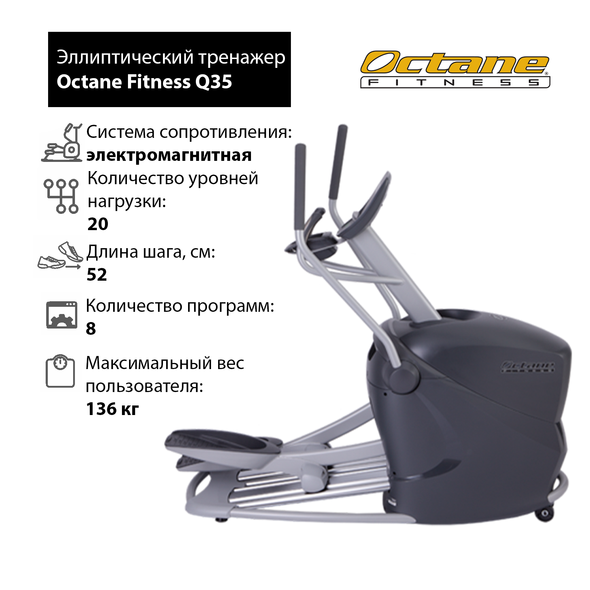 Эллиптический тренажер Octane Fitness Q35 preview 3